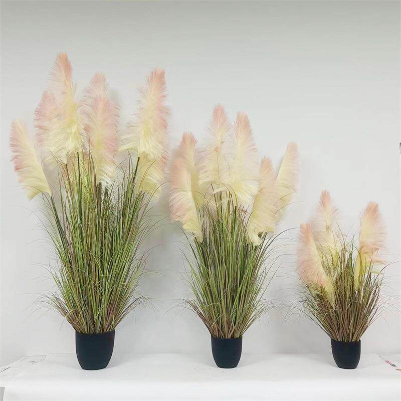 仿真花大花假绿植盆栽35大芦苇型干花号芦苇芦苇草家居装饰道具摆