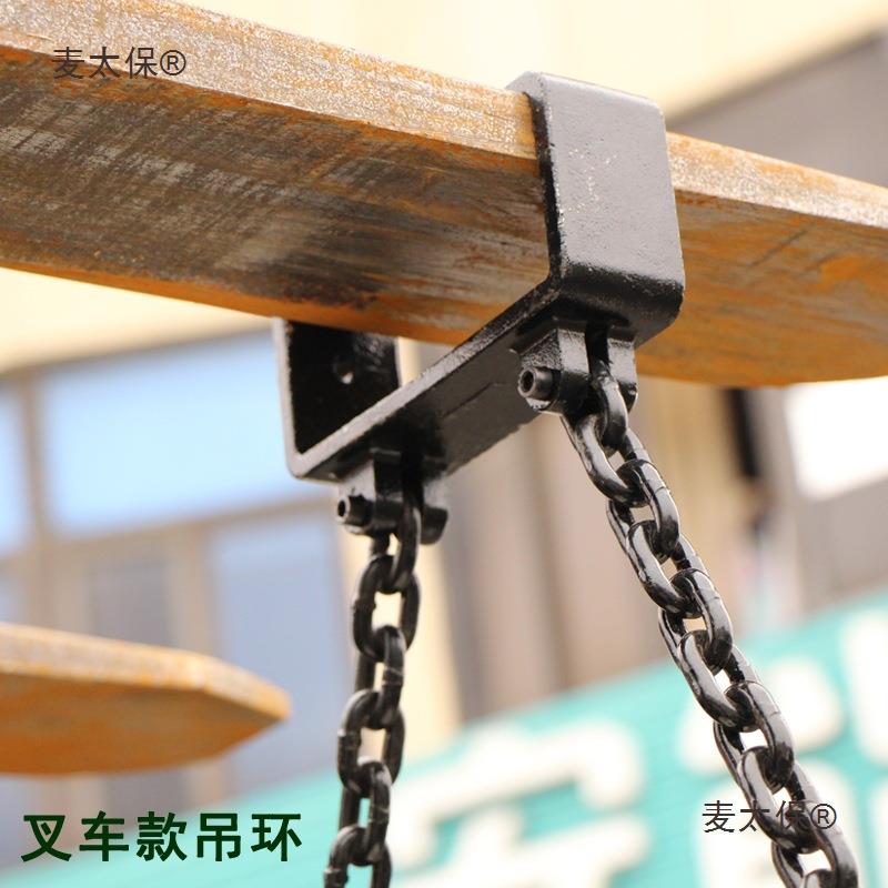 t油桶钳双链夹 链条挂钩钩子叉车子619起重吊具麦卸铁吊桶夹具太