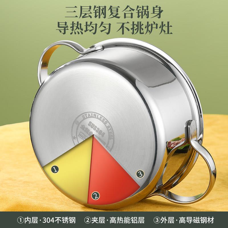 充气式小火锅会所酒店自助海鲜小火锅商用一人一锅小型瓦斯炉家用