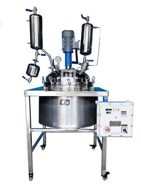 实能验室环蒸不锈钢CJFD反应釜智数显高低温循夹套釜馏提纯合成反