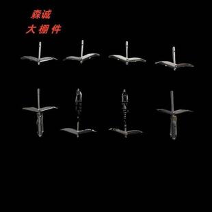 新型加厚地锚果树双层专用大棚农用建棚固定压膜打孔压枝药材地钉