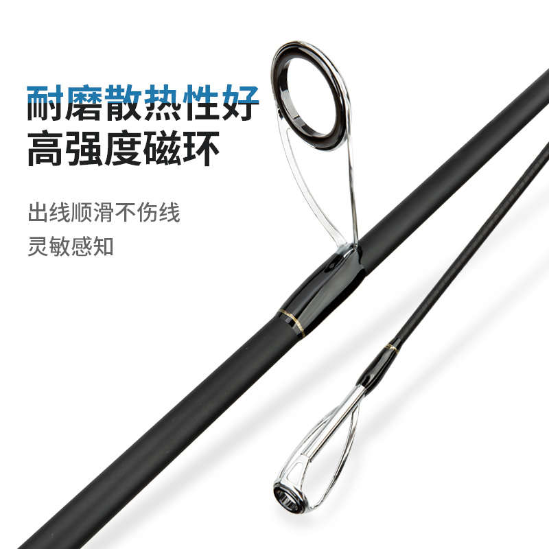 立莱路亚竿短插4节L/M/MH调直枪1.8-2.1米软硬钓碳素便携路亚海竿