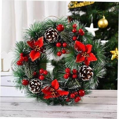 Christmas decorations wreaths and wreaths for door hanging