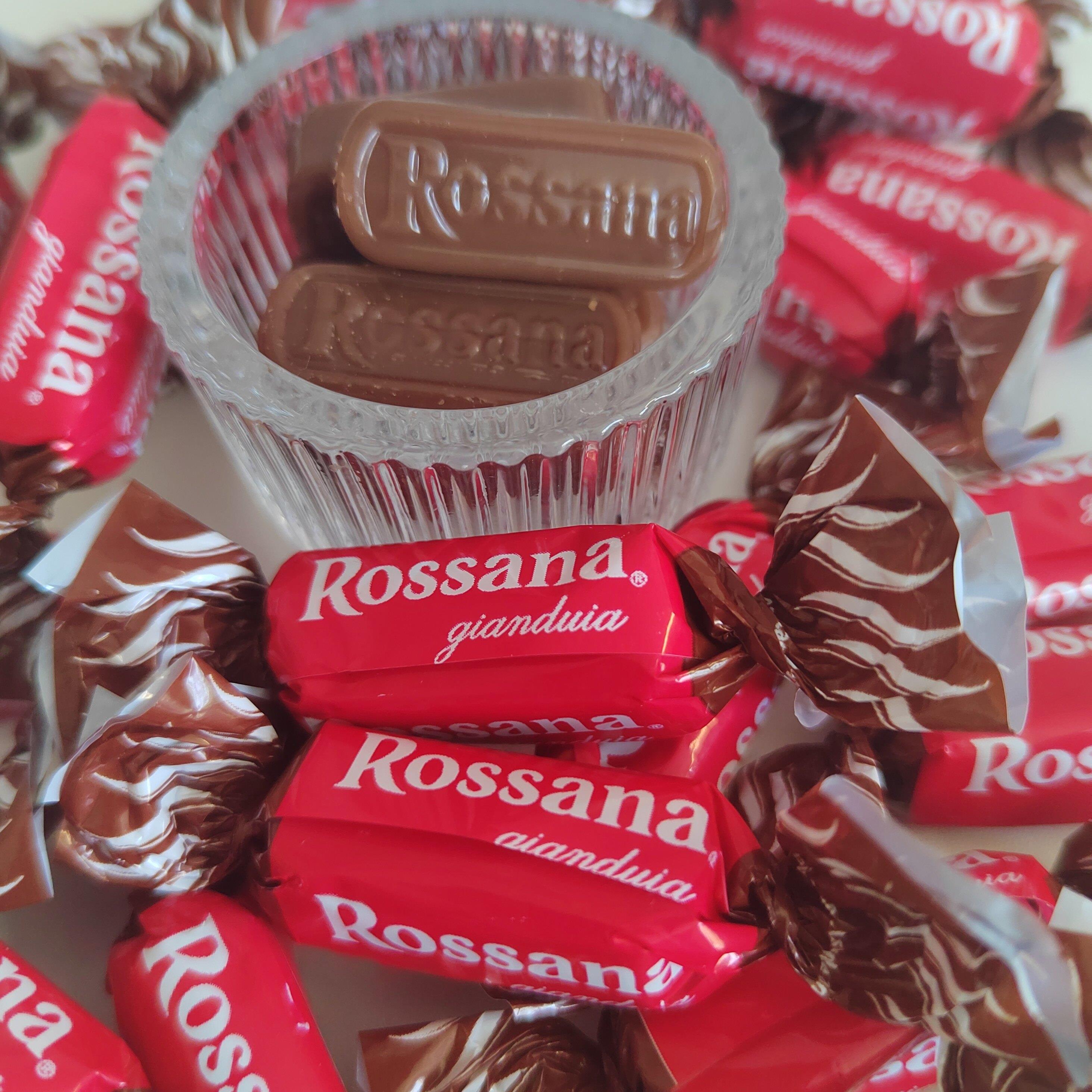 新品意大利进口Rossana榛子酱巧克力流心糖硬糖喜糖年货节日糖