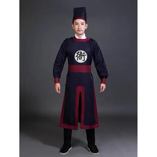 高档少年衙役服装古明前侍卫衙门御官差朝官兵武松捕快表演装出服