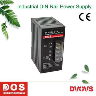 100 24P直流24V4.2A 开关电源供应ECR 厂家直销DOS工业级导轨式