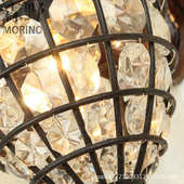 别墅鹿角野餐厅灯鹿头宿客厅民阳台美式 乡村照明壁灯咖啡厅森卧室