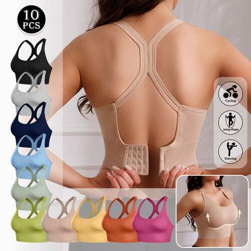 Womens Solid Wireless Bralette Comfortable Breathable
