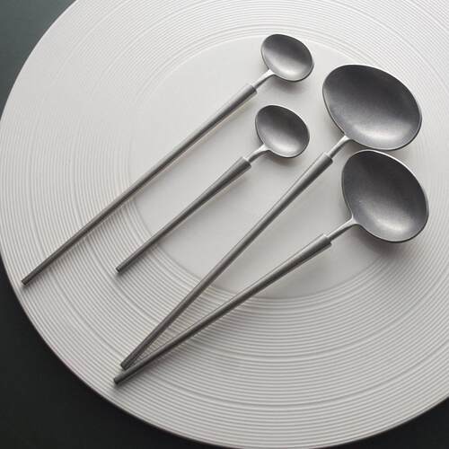 Distressed Japanese Spoon - Unique Vintage Tableware