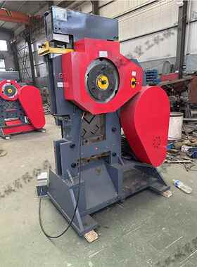 小型QA32-8B型冲剪机 角钢剪切槽钢剪断机操作简单运行稳定冲剪机