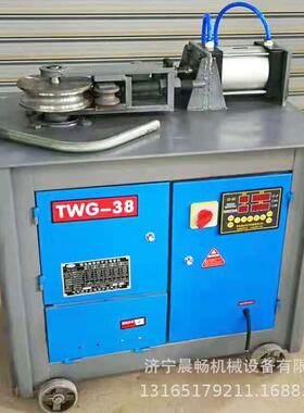 电动数控弯管机 方管圆管45-90度弯弧弯箍机 大棚护栏工程折弯机