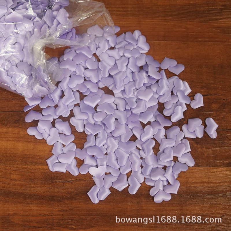 花花瓣 撒2cm2000个抛床海绵热销心形撒花房小号爱心婚布置手