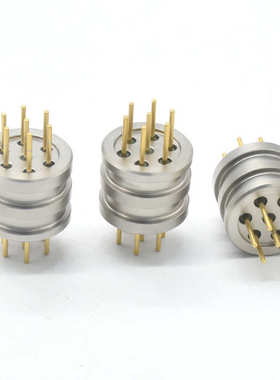 液压设备使用35Mpa高压气密封玻璃烧结防水连接器7芯接线端子