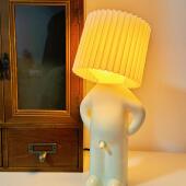 害羞小男孩趣味搞怪家居装 小锥锥挂挡 饰摆件床头小夜灯 拿你