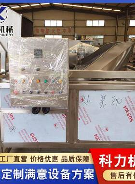 商用小型油水混合油炸机 面筋油炸锅 豆干豆泡自动出料油炸锅