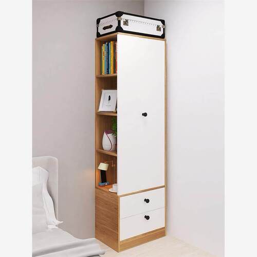 香港包邮小户型单门衣柜家用床边小衣柜极窄单人衣柜家用床头墙角