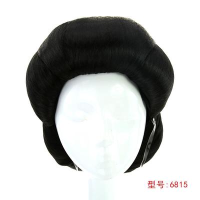 新款反串贵妃造头型整顶发假发古古装汉服襦裙百搭套少女中华风全