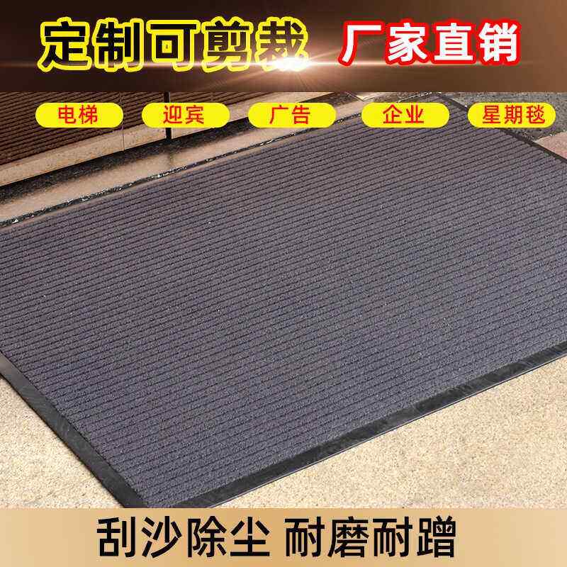 商用酒店家用高档1000型地垫刮沙除尘吸水防滑入户迎宾地毯可定制