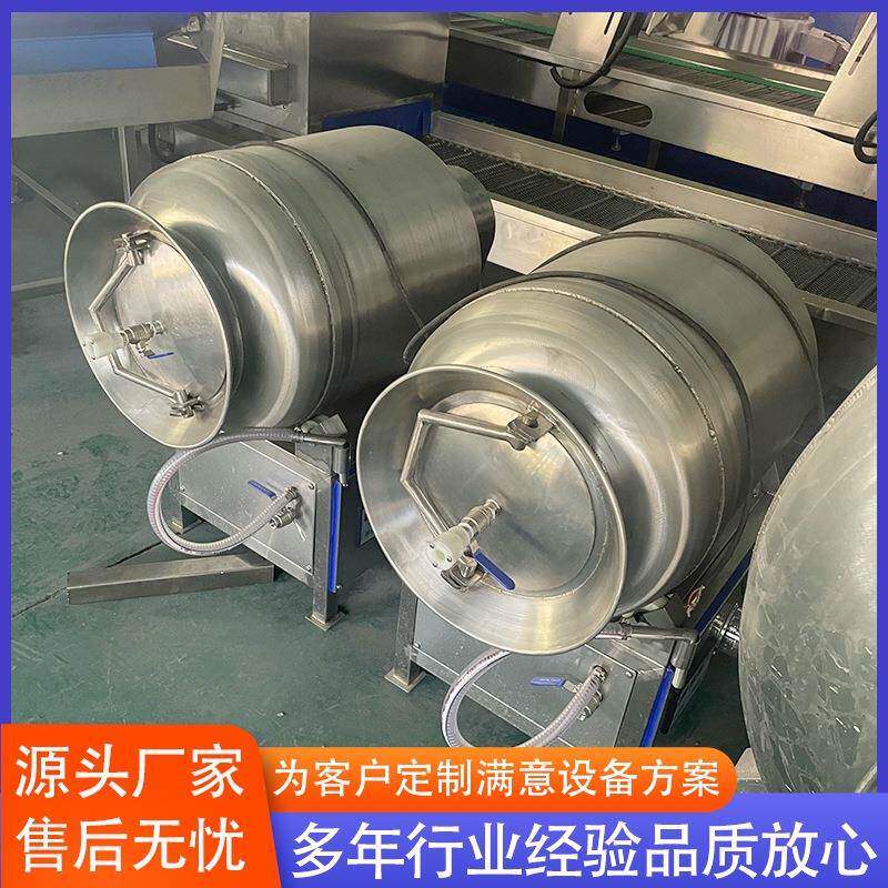 全自动真空滚揉机 牛腱肉滚揉机 里脊肉腌制滚揉设备