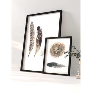 画框8开4开2开相框16寸20寸24寸A34装 裱海报木质像简约大实木薇妍