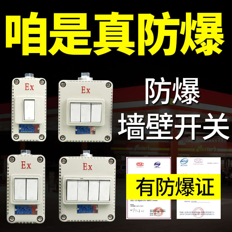 防爆开关户外室内墙壁开关86型五孔插座 220/380V电源工业插座10A