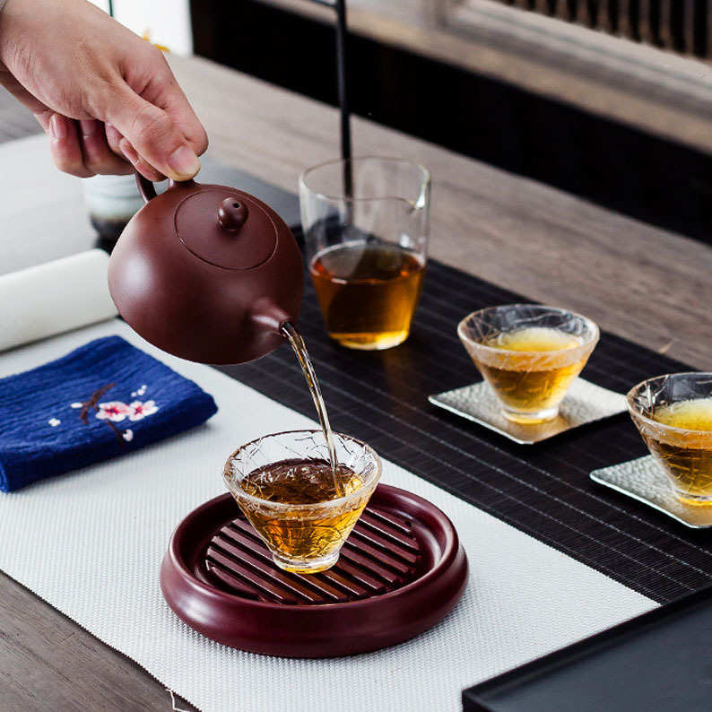 功夫茶具台湾电木养壶垫杯托茶垫茶托壶承茶杯垫紫砂壶垫茶道配件