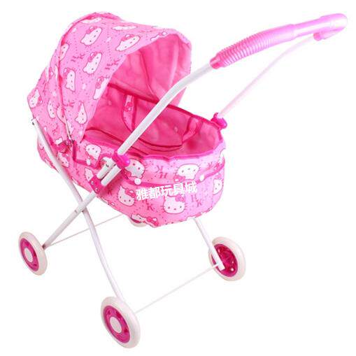 正品大号儿童玩具推车小女女孩扮家家酒带娃娃手推车宝宝小推车童