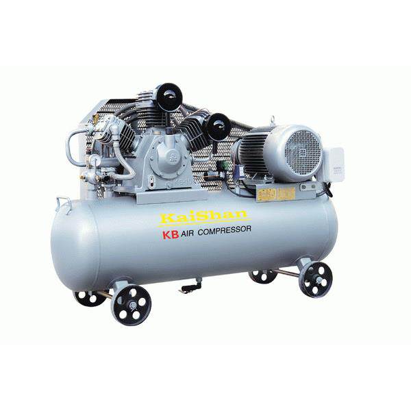 开山牌15KW高压活塞空气压缩机KB15空压机30公斤压力工程工厂使用