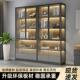 玻璃门书柜家用靠墙纳落地玻组合无品牌 书架收展柜示柜璃透明办公文件柜
