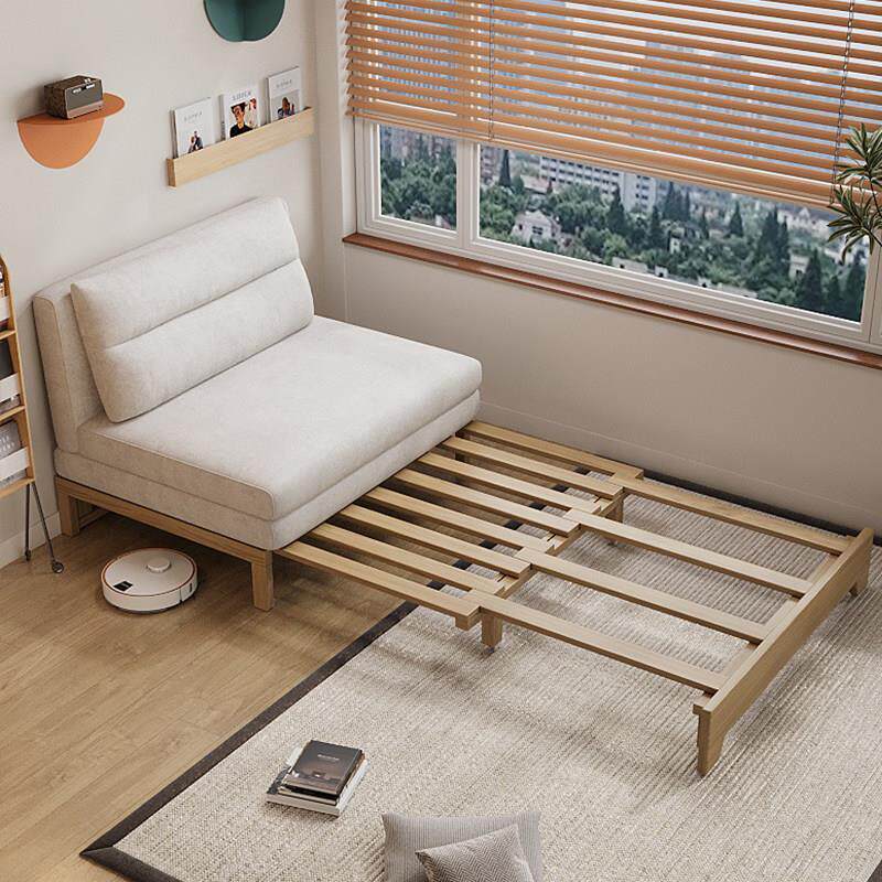 全实木沙发床折叠两用2025年新款小户型客厅卧室书房三抽拉伸缩床