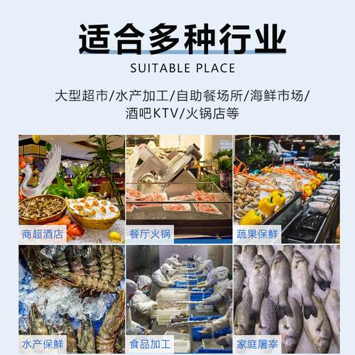 COLSON商用冰片机超急市保鲜肉类蔬菜海鲜食品制冰机鳞冰COLESON
