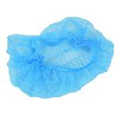 一次性无纺布条形帽蘑菇帽头套防尘帽网眼透气厨房食品厂车间批发