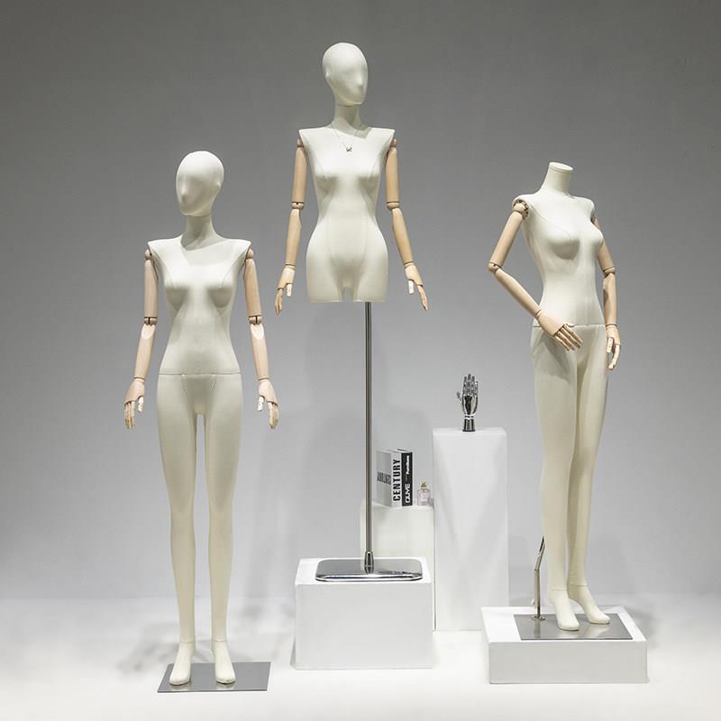 EP雅莹服装店平肩模特道具半身橱窗人台女装人偶挂件手全身展示架