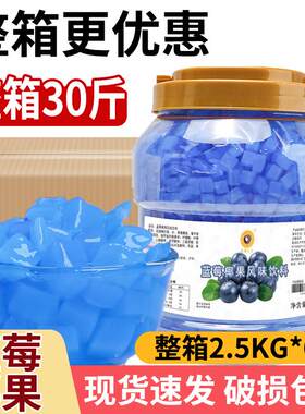 米雪公主蓝莓椰果粒奶茶店专用原材料商用水果捞奶茶饮品布丁整箱