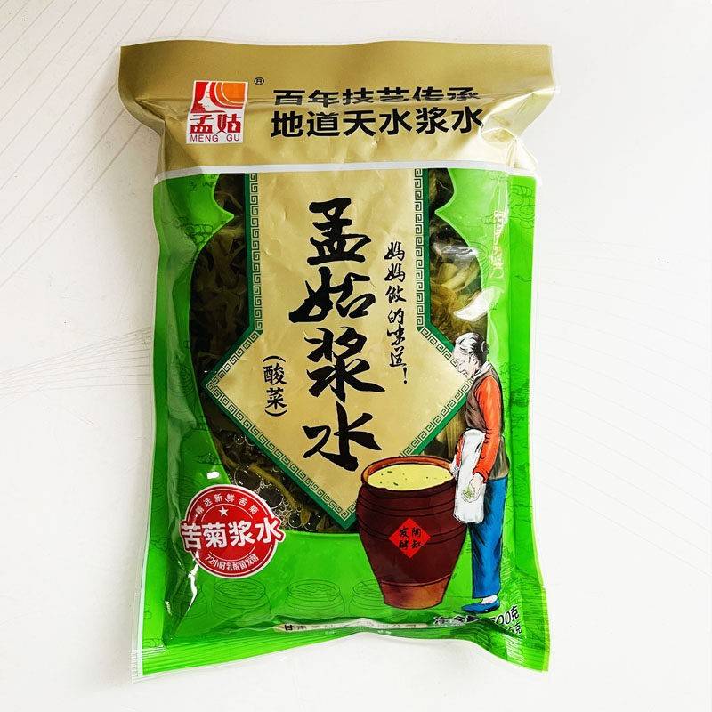 浆水酸菜甘肃天水特产孟姑浆水苦菊浆水酸菜苦菊浆水引子酸菜包邮