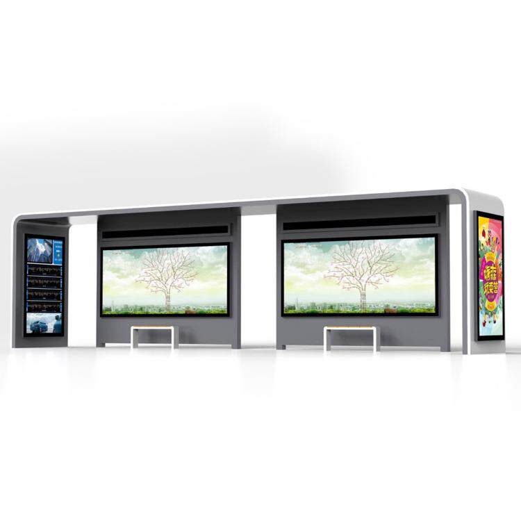 仿古候车亭太阳能电子站牌户外候车亭灯箱广告牌宿迁领航专业生产