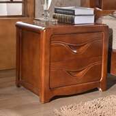 床头柜812 柜厂家 桃简约现代实木整胡色储柜卧室柜子抽物屉收纳装