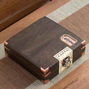 高端中式国风云南普洱茶饼礼品盒包装盒空礼盒专用盒送礼白茶357g