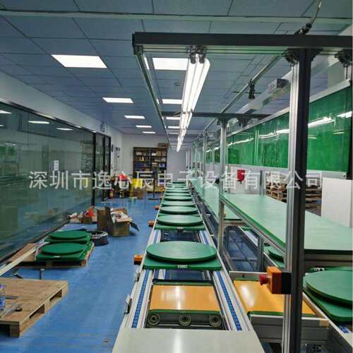 输送线太阳能储能系统装配测试老化工业自动化设备左右循环流水线