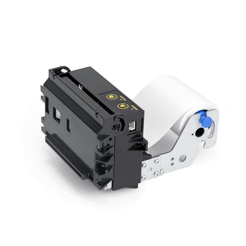 优库MD582嵌入式打印RS232+US机5打8微型队叫号印模组自动切E纸排