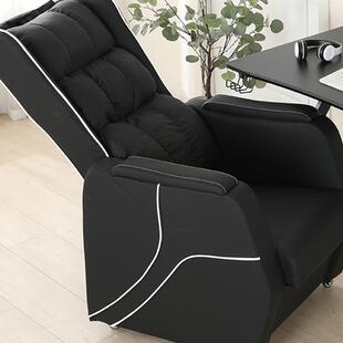 新款网吧可躺沙发椅家用单人电竞桌椅一体式可调节座舱网咖电脑椅