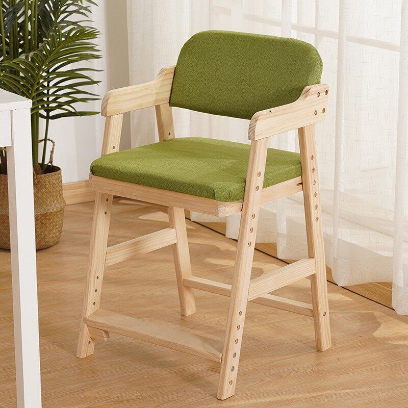 儿童学习椅小学生写字书桌椅可升降调节靠背实木吃饭桌椅宝宝餐椅