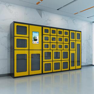 直销新款 存放柜商场智 机场行李寄存柜车站酒店小区快递柜自助扫码