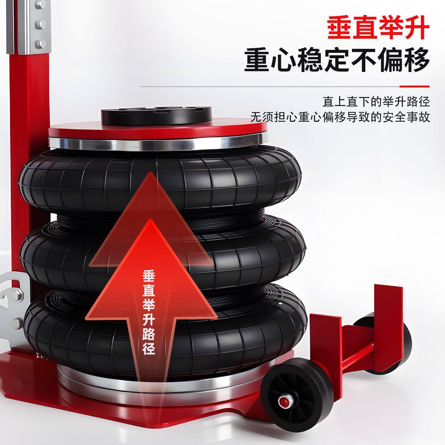 气囊千斤顶卧顶救援汽车修车5吨维修卧式拆卸充气起重便捷3吨