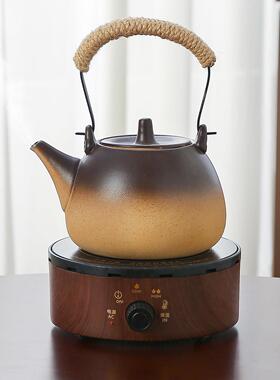 黑晶炉煮茶器2025新款泡茶炉家用陶瓷粗陶围炉煮茶中式耐高温养生