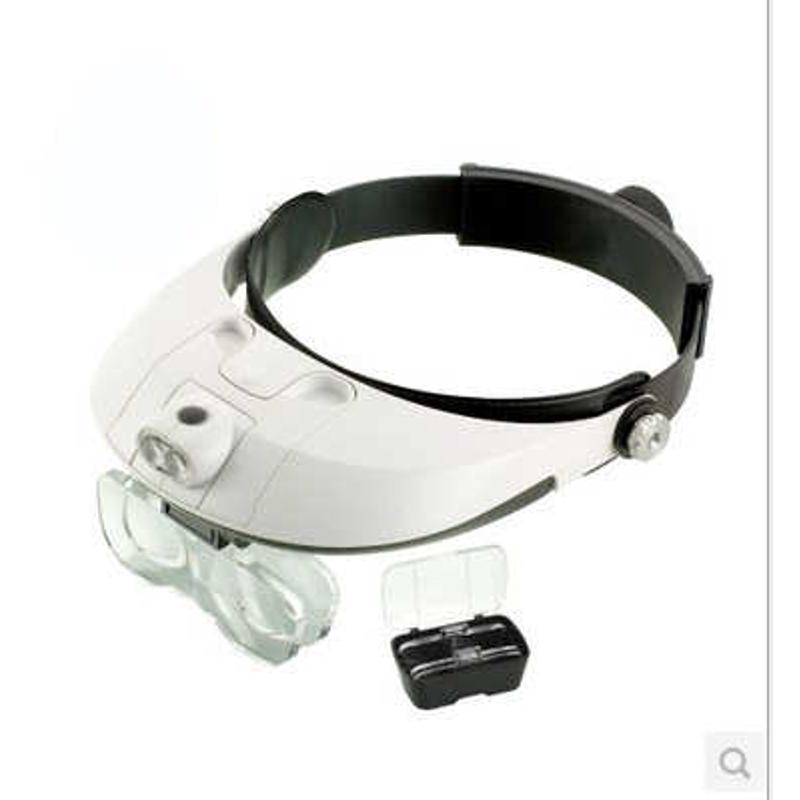 供应LED灯 老人阅读头戴式放大镜 可替代老花镜MG81001-G