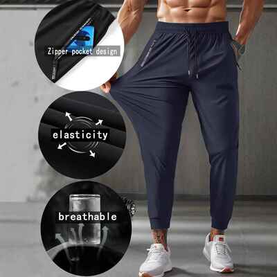 Summer Stretch Flow Mens Lightweight Breathable Ice Joggers