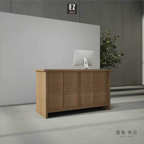 简易覆古收银台店铺小型超市便利店柜台现代北欧风格美容院工业风