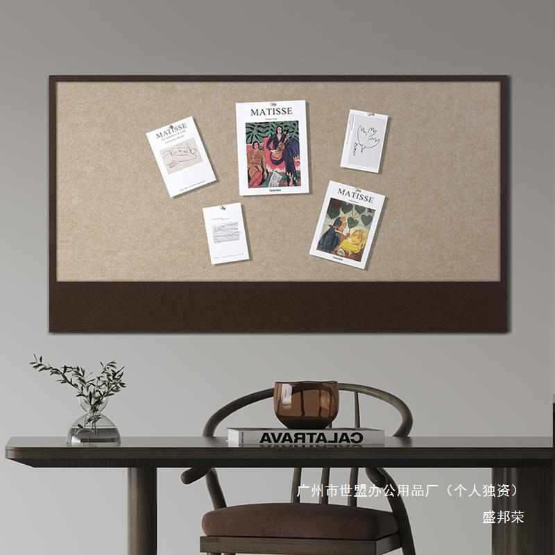 毛毡板墙贴照片墙免打孔留言板软木板挂墙展示板墙板墙面装饰自粘