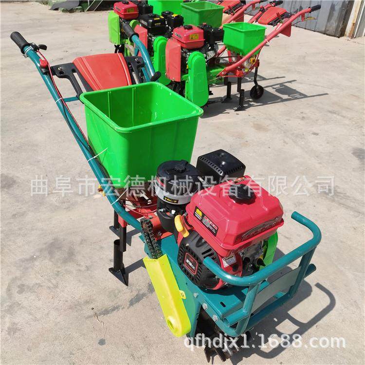 玉地施肥机轻手0推追肥机米汽油HGF17双便行小麦玉米播种机